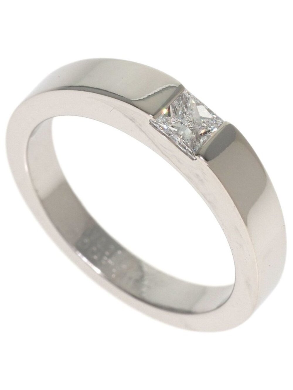 Cartier Tank Ring Diamond 51 18k White Gold